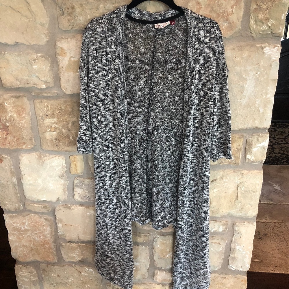 Long cardigan sweater
